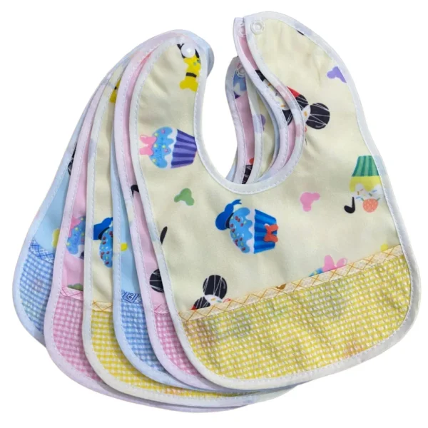 Best Quality Baby Neck Bib With Food Catcher Pocket
